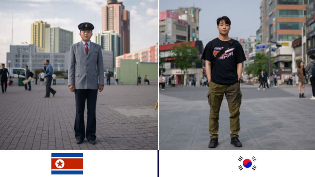 Fototaqqoslov: Janubiy va Shimoliy Koreya aholisi o‘rtasidagi tafovut hamda o‘xshashliklar