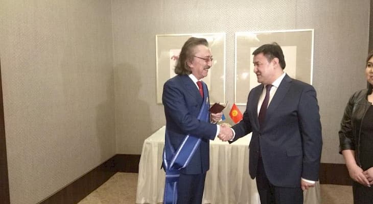 Farrux Zokirov Qirg‘iziston prezidenti nomidan «Do‘stlik» ordeni bilan taqdirlandi
