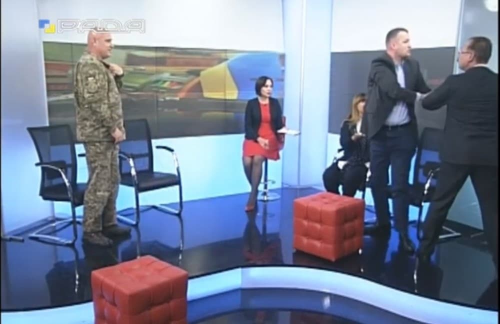 Two Ukrainian Deputies scrapped on the air of the parliamentary TV channel 