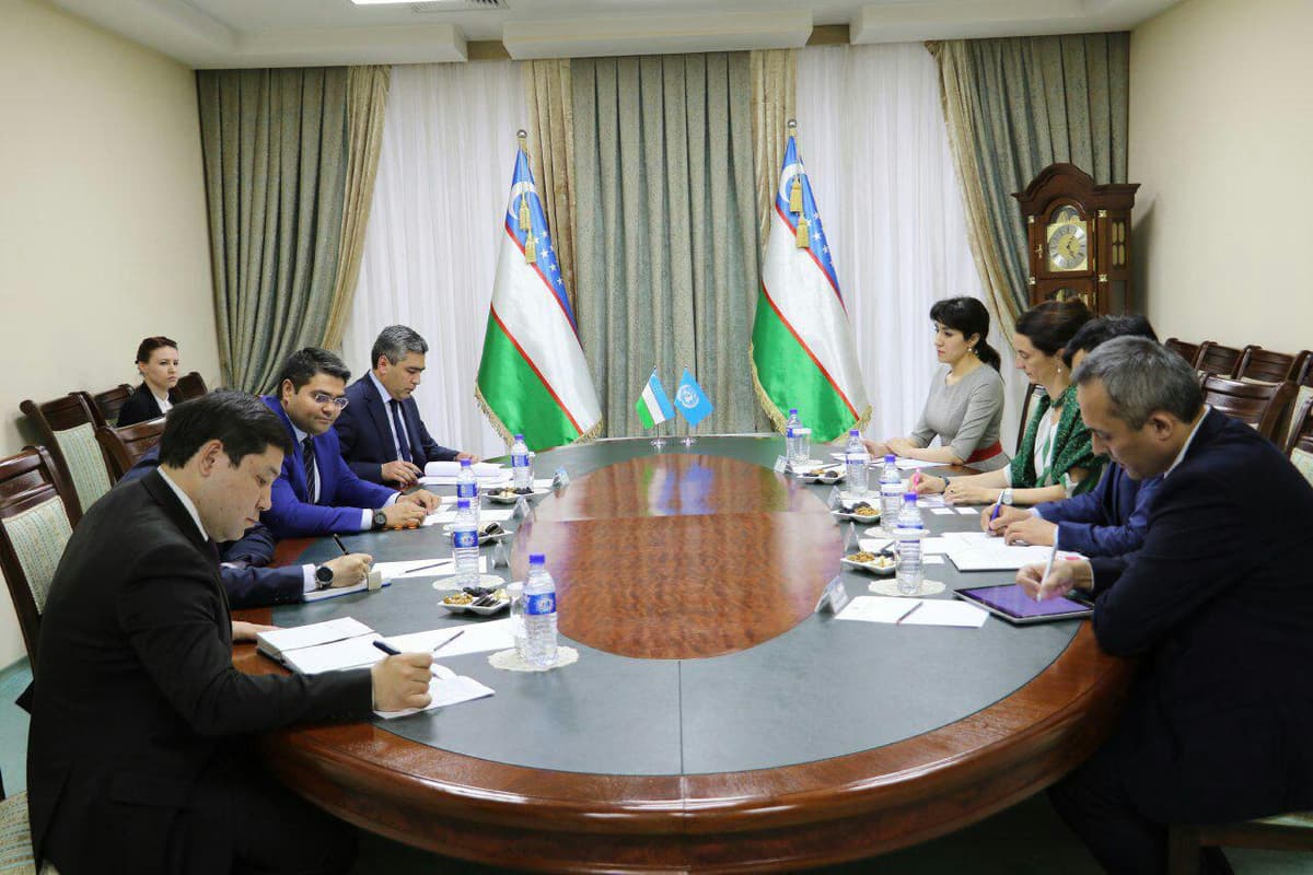Azim Ahmadxo‘jayev Helena Freyzer va Shaxzod Gul Aryobiy bilan uchrashdi