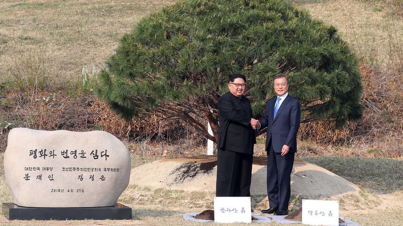 Koreya yetakchilari farovonlik daraxtini ekishdi