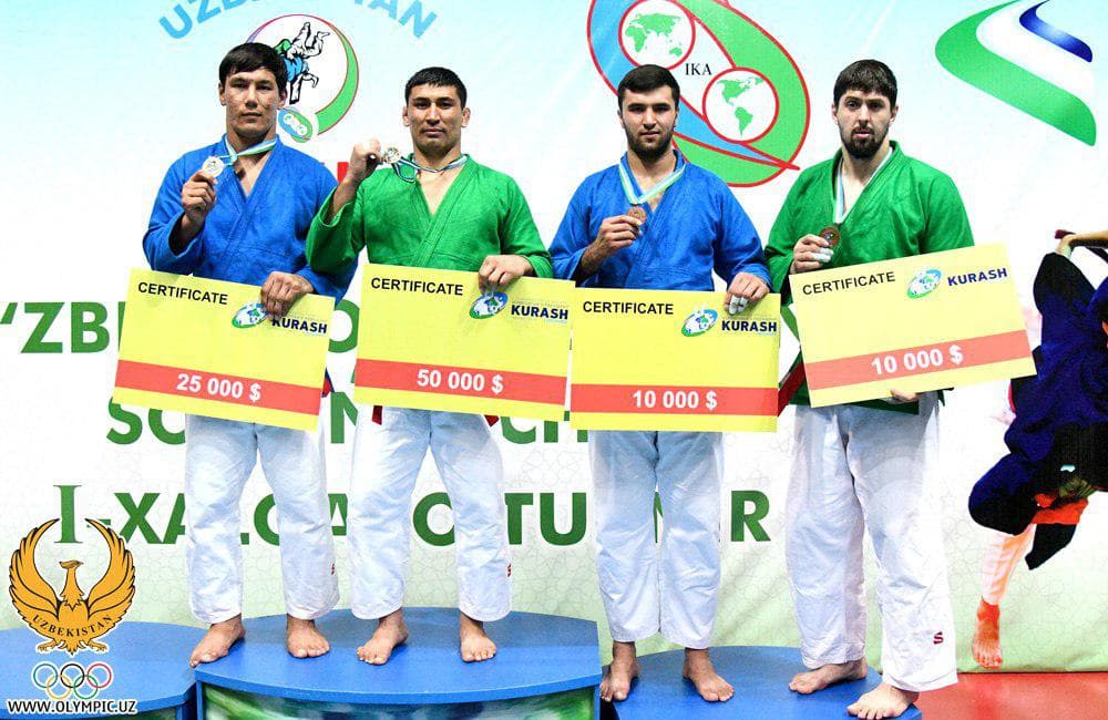 Kurash. Sherali Jo‘rayev prezident sovrini uchun o‘tkazilgan I xalqaro turnir g‘olibi