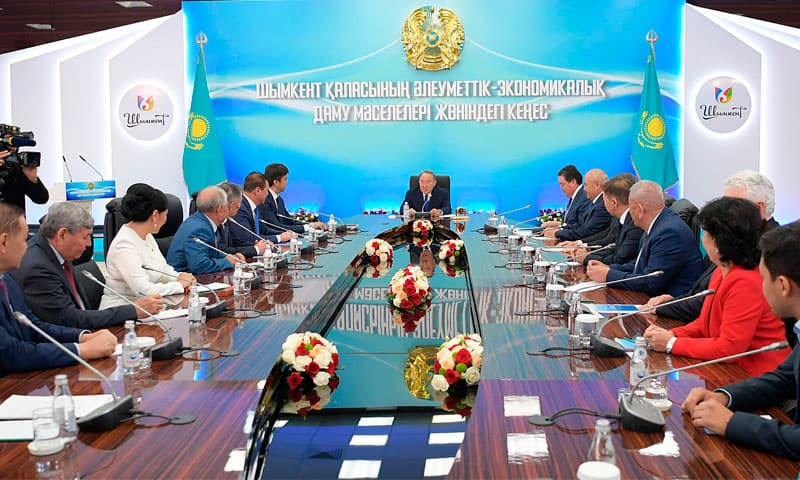Nazarboyev Chimkentni Markaziy Osiyoning iqtisodiy markaziga aylantirmoqchi