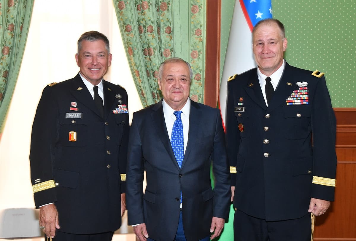 Abdulaziz Komilov AQSh general-mayori boshchiligidagi delegatsiyani qabul qildi