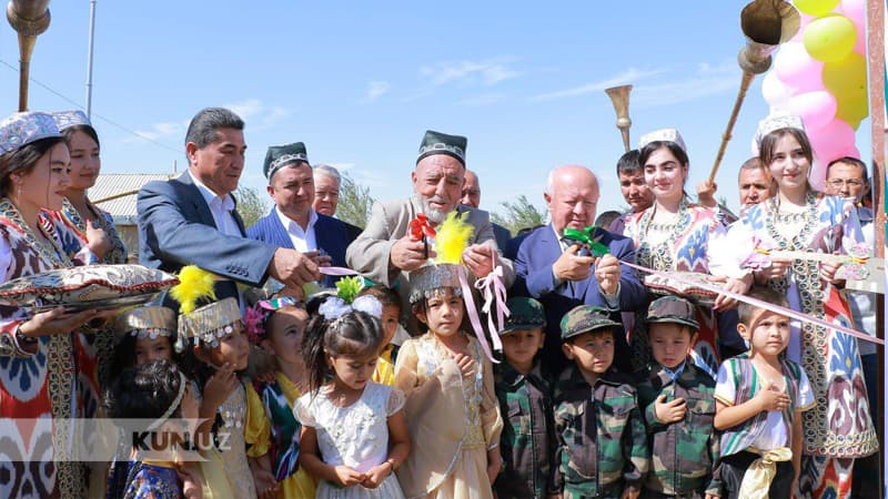 «Obod qishloq» dasturi asosida yangi qiyofaga kirgan Jom qishlog‘i - fotolar