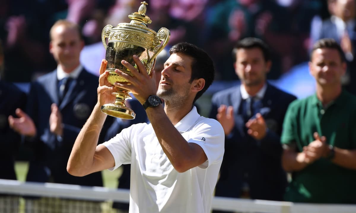 Novak Jokovich 4 karra Uimbldon chempioniga aylandi