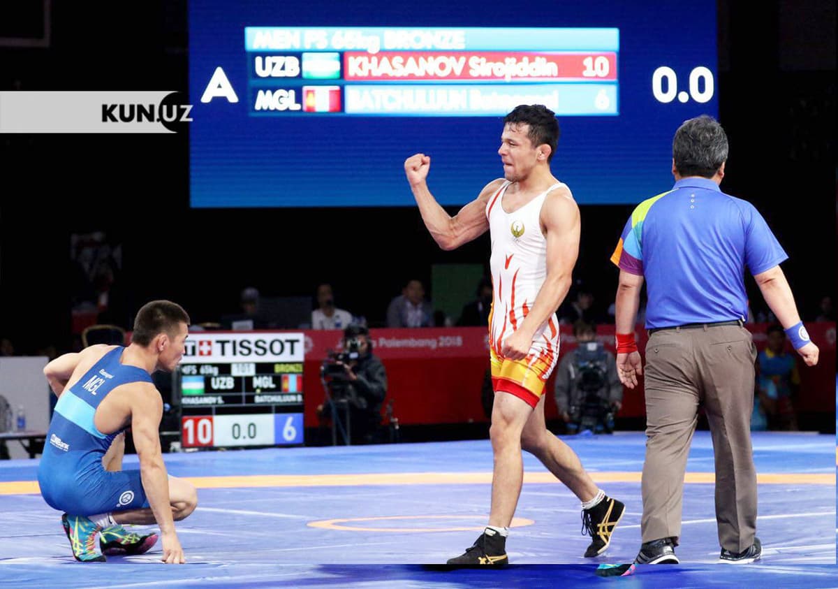 Sirojiddin Hasanov O‘zbekiston delegatsiyasiga ilk medalni olib berdi