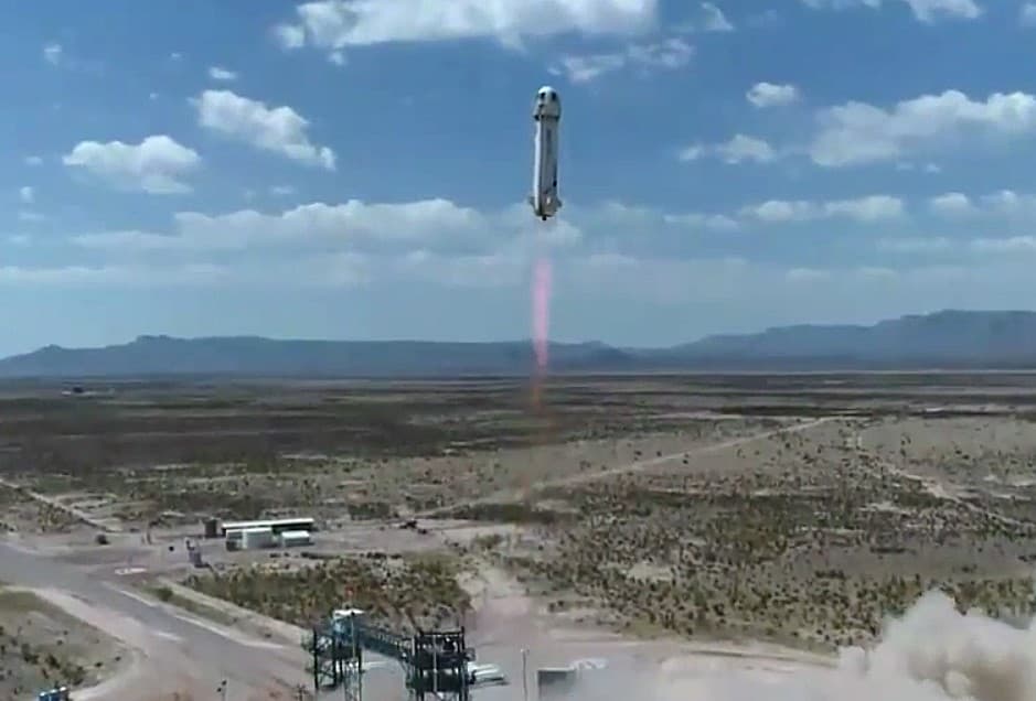 Video: Blue Origin raketasining uchirilishi 