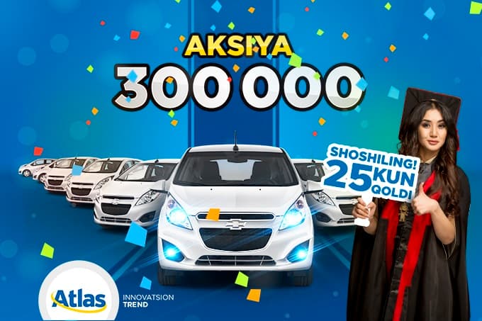 SPARK avtomobili uchun millionlar kerak emas