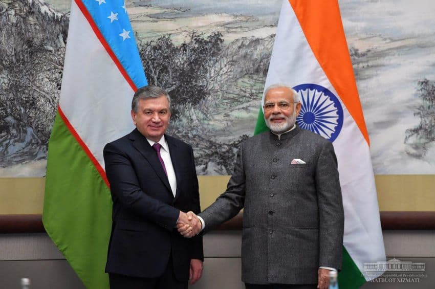 Narendra Modi Shavkat Mirziyoyevga minnatdorlik bildirdi