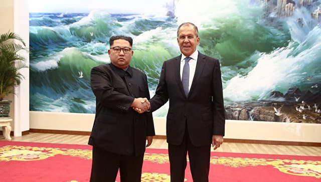 Lavrov Kim Chen In bilan uchrashdi