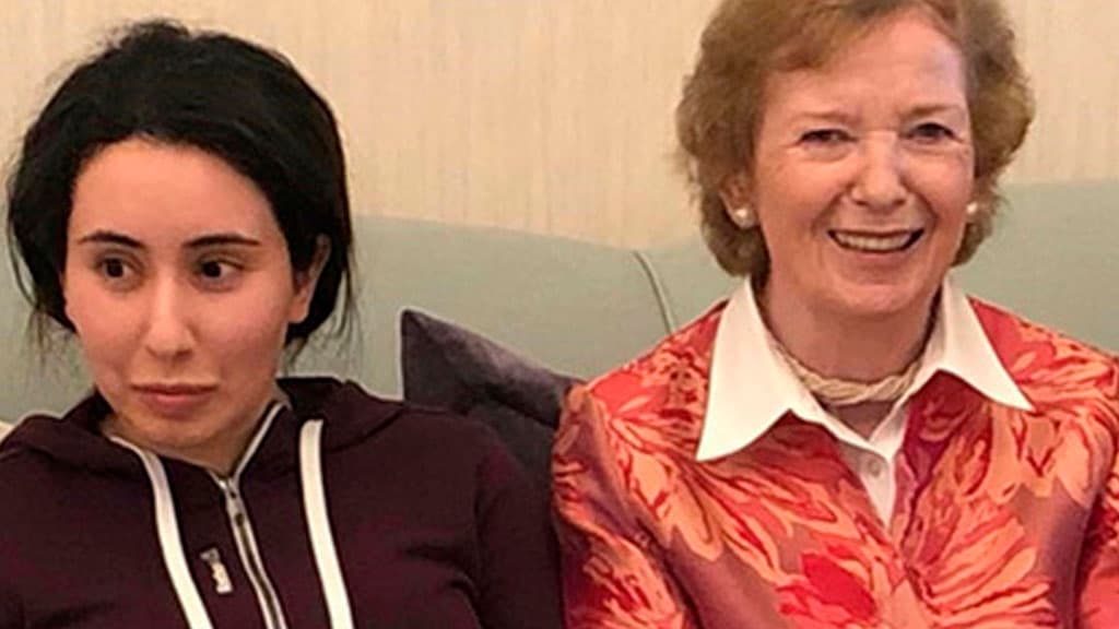 Дубай ҳукмдорининг қизи қочишга уринишидан кейин илк бор кўриниш берди