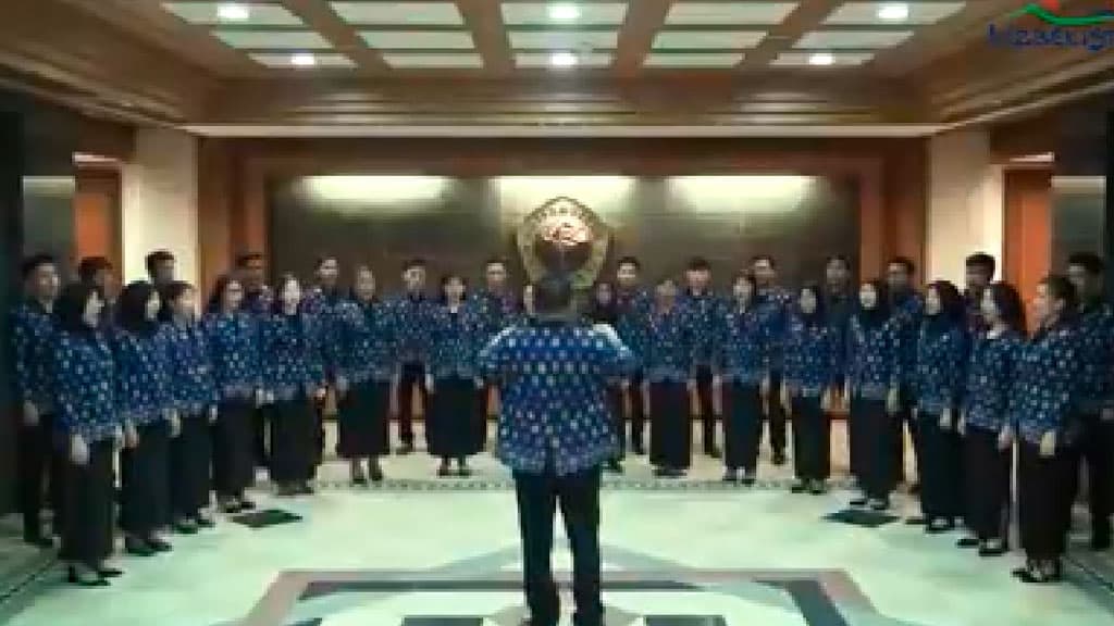 Indoneziyalik talabalar xori O‘zbekiston madhiyasini ijro etdi (video)