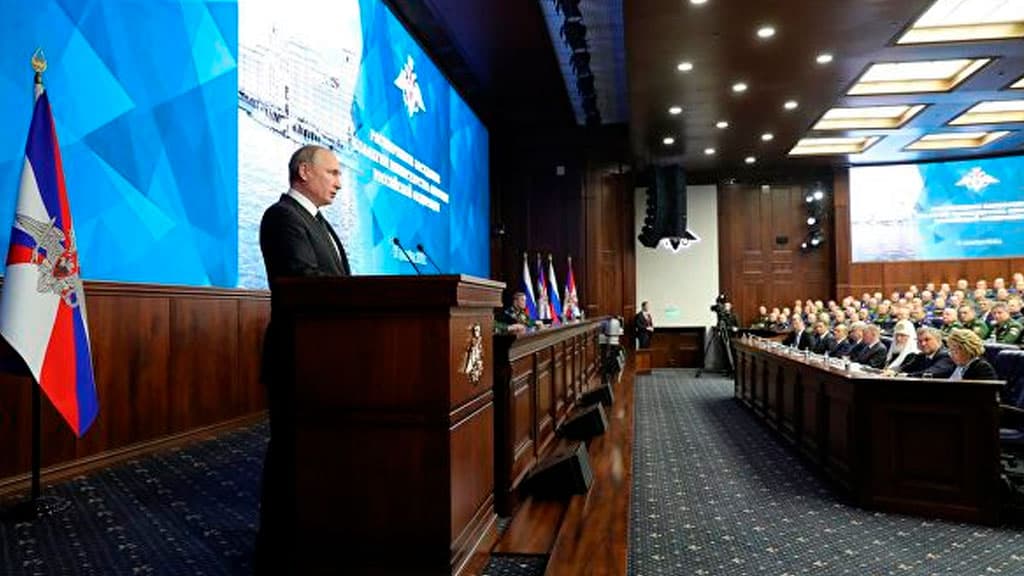 Putin Rossiya armiyasining 2019 yil uchun bosh vazifasini ma'lum qildi  