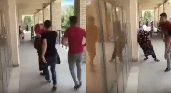 Samarqandda keksa ayolning boshiga chelak kiygizib, urib yiqitgan yigitlar qo‘lga olindi 