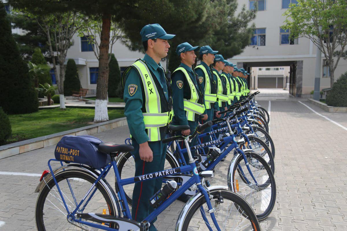 Namangan ko‘chalarida velopatrul faoliyati yo‘lga qo‘yildi