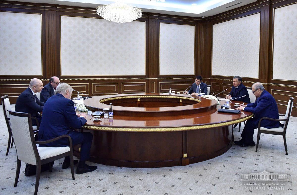 Shavkat Mirziyoyev Rossiya moliya vazirini qabul qildi