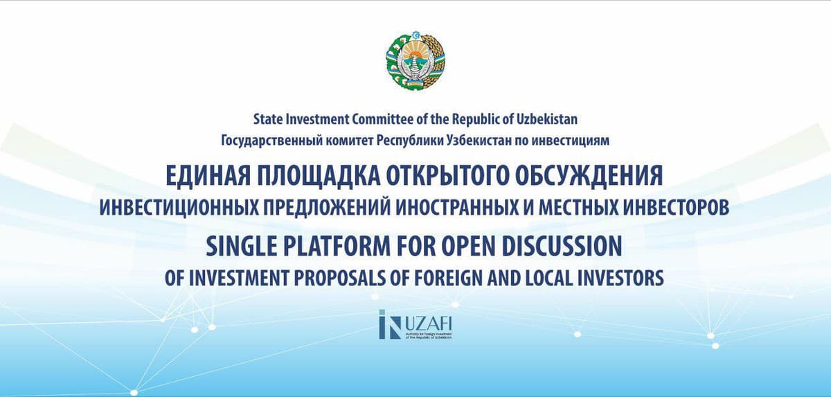Toshkentda sarmoyadorlar ishtirokida ochiq muhokama maydoni tashkil etiladi