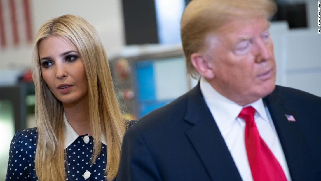 Иванка Трамп БМТдаги доимий вакил лавозимидан бош тортди