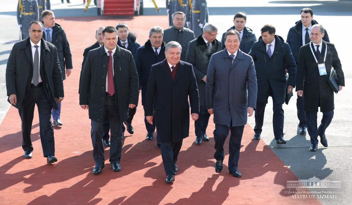 Shavkat Mirziyoyev Qozog‘istonda