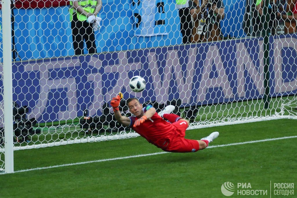 Argentina – Islandiya: darvozabon Haldorsson - o‘yinning eng yaxshi futbolchisi