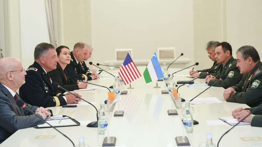 O‘zbekistonga AQSh Milliy gvardiyasi delegatsiyasi rasmiy tashrif bilan keldi 