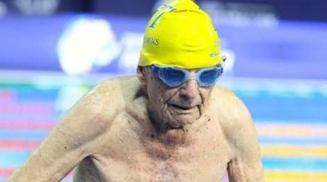 99 yoshli avstraliyalik suzuvchi yangi rekordni o‘rnatdi