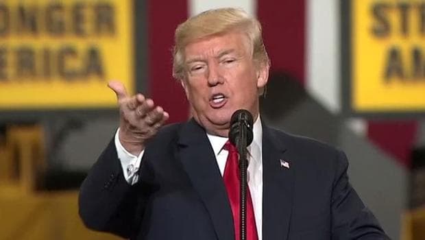 Трамп АҚШ чегараларини мустаҳкамлаш ҳақида гапирди