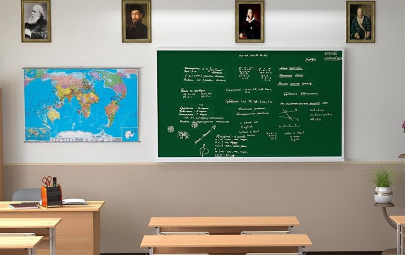 Nima uchun maktab doskalari yashil rangda?