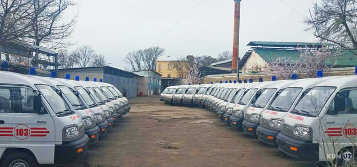 В Узбекистане предлагают заменить автомобили скорой помощи «Damas» на современные машины