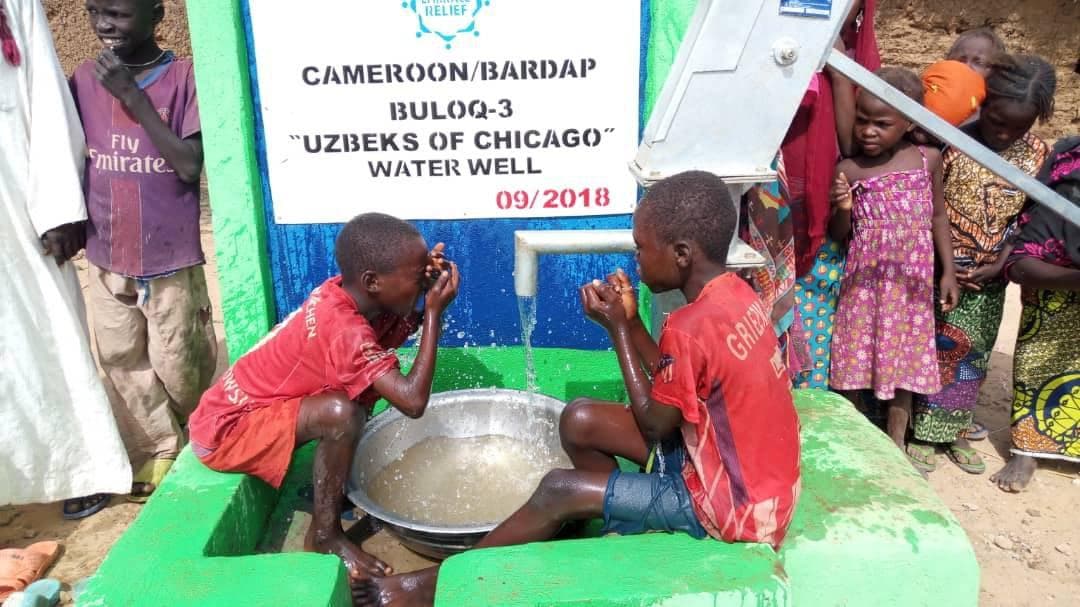 Chikagodagi o‘zbekistonliklar Kamerun aholisini ichimlik suvi bilan ta'minlashda yordam berishdi