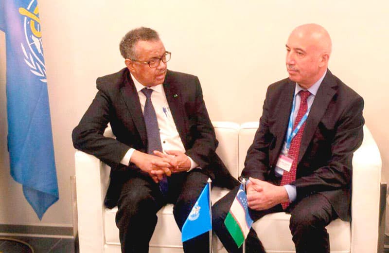 Tedros Gebreyyesus: “O‘zbekistonda tibbiyot sohasidagi islohotlarni qo‘llab-quvvatlashga tayyormiz”