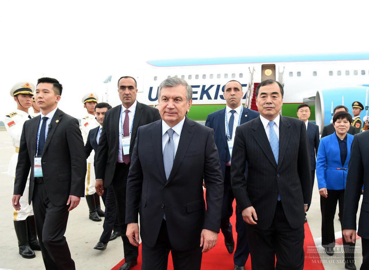 Shavkat Mirziyoyev Tsindaoga yetib bordi
