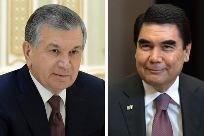 Мирзиёев поздравил Бердымухамедова с днем рождения 