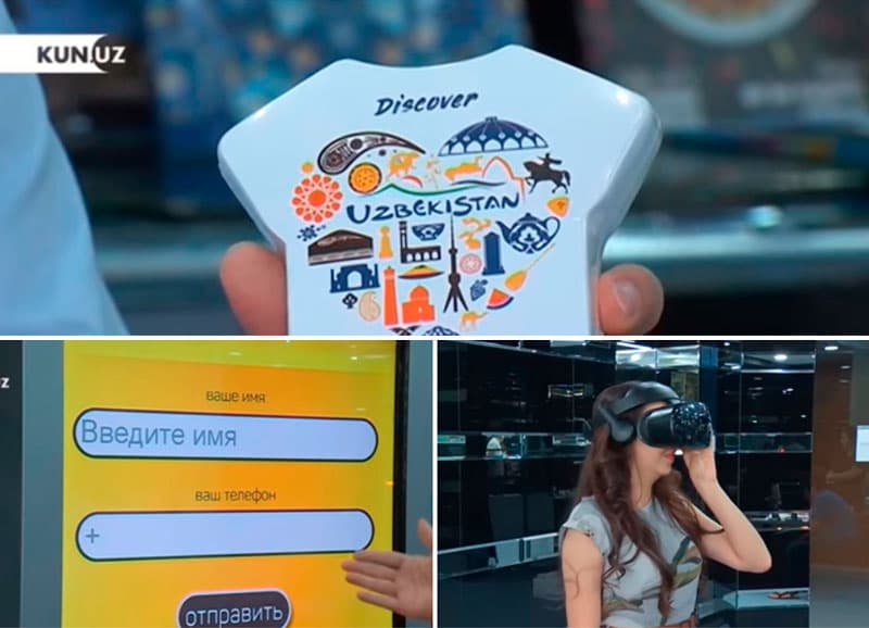 Infokiosk, maxsus futbolka va VR-ko‘zoynak. Davlat turizm qo‘mitasi yangi loyihalari haqida ma'lum qildi