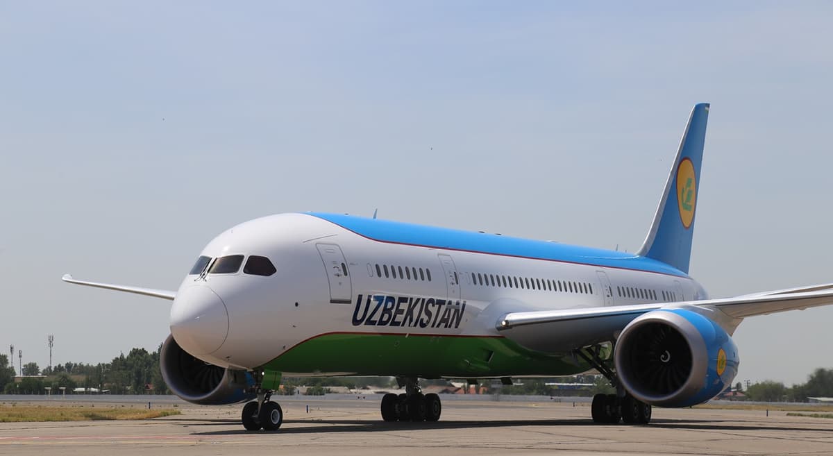 «O‘zbekiston havo yo‘llari» uchinchi Dreamliner’ni qabul qildi