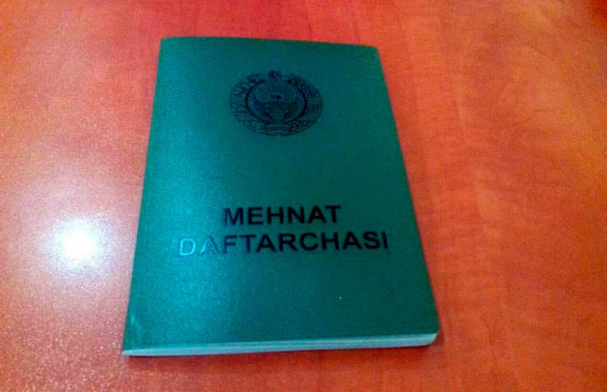 Mehnat daftarchasi yo‘qolsa nima qilish kerak?