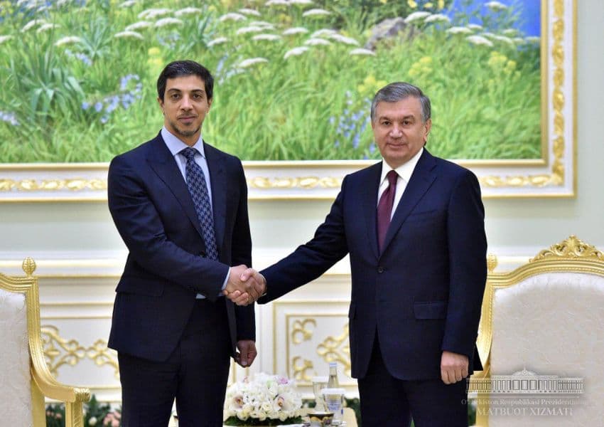 Shavkat Mirziyoyev Shayx Mansur bin Zoid Ol Nahayonni qabul qildi