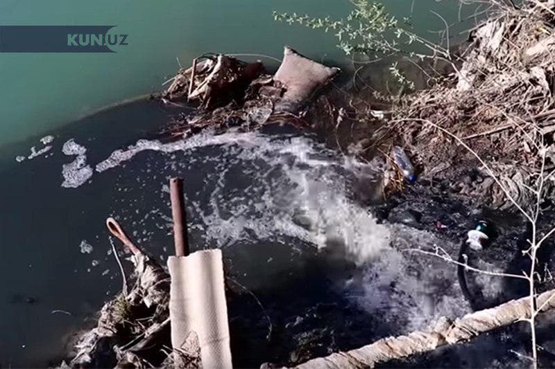 Oldingdan oqqan suvning qadri yo‘q: Narpay kanaliga najosat oqizilmoqda
