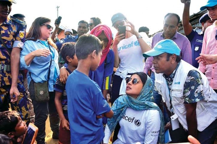 Bollivud yulduzi Priyanka Chopra rohingya musulmonlari bo‘yicha chaqiriq bilan chiqdi