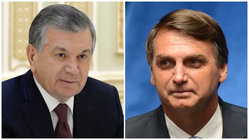 Мирзиёев поздравил избранного президента Бразилии Болсонара