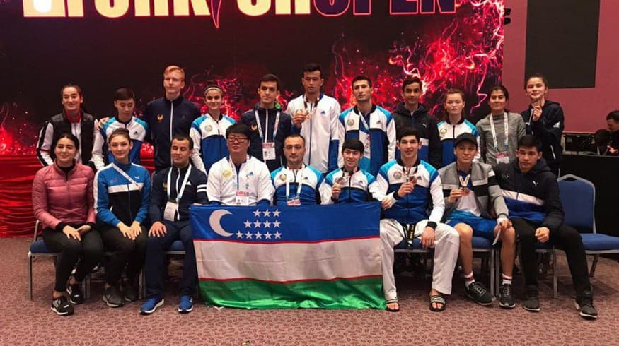 Taekwondo fighters of Uzbekistan win 12 medals at competitions in Turkey