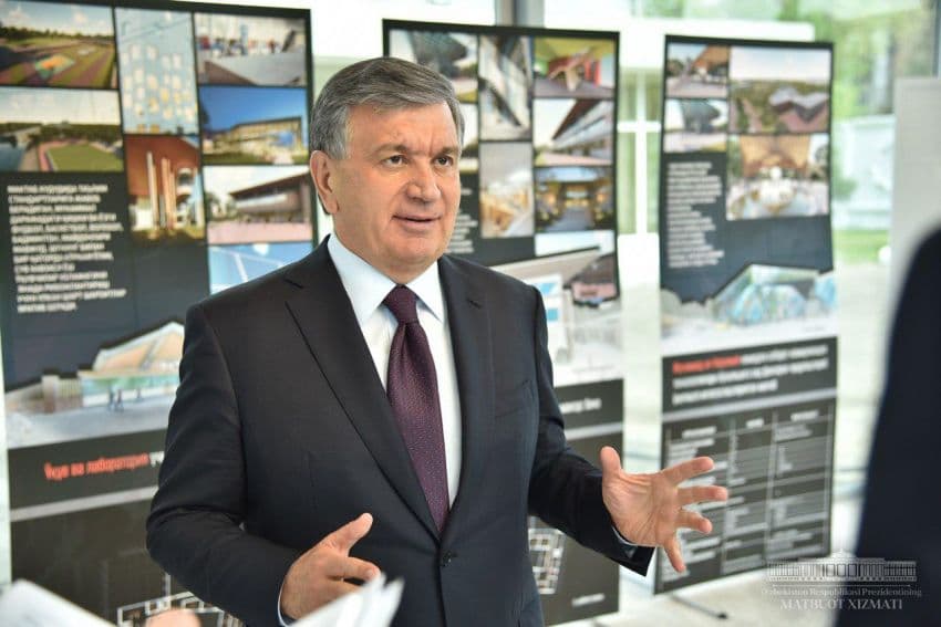 Prezident Muhammad al-Xorazmiy nomidagi maktabning qurilish ishlari bilan tanishdi