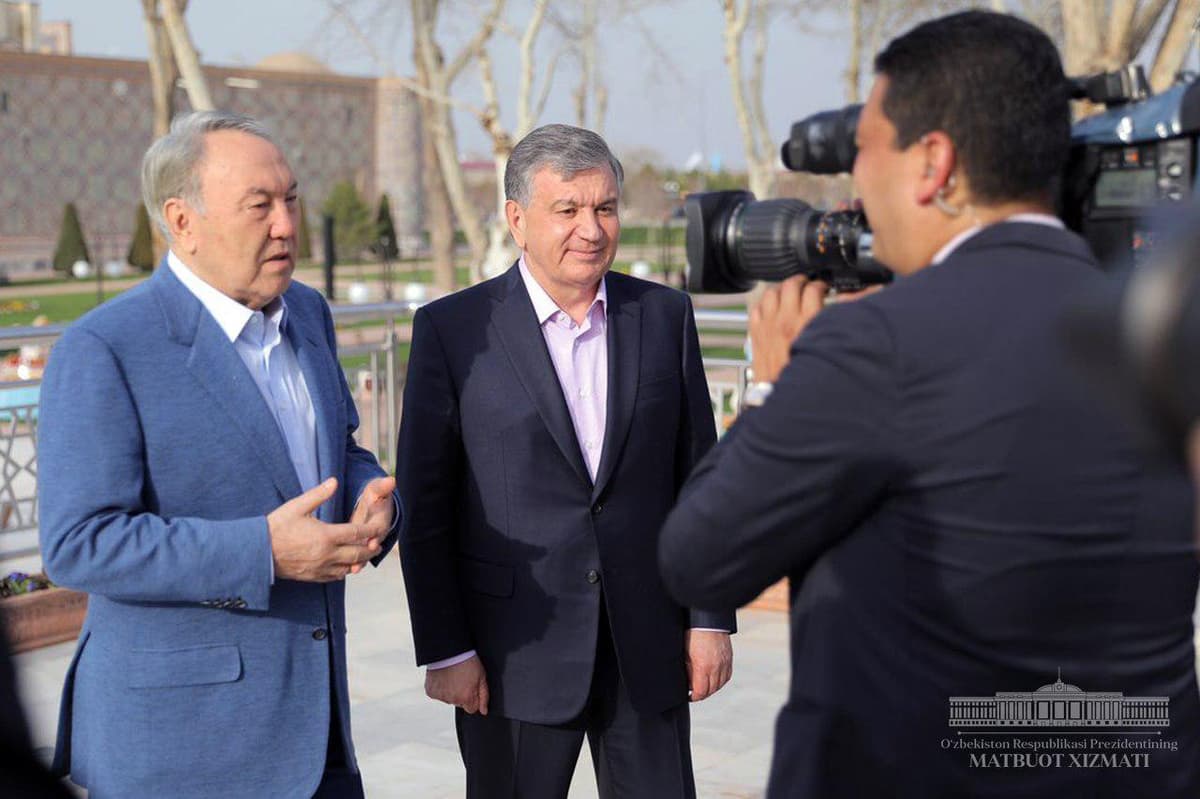 Nursulton Nazarboyev Navro‘z kuni Samarqandga keldi