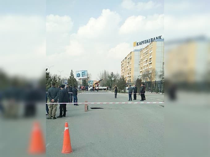 Toshkentda «Yangiobod dehqon bozori» qarshisidagi yo‘l vaqtincha yopildi