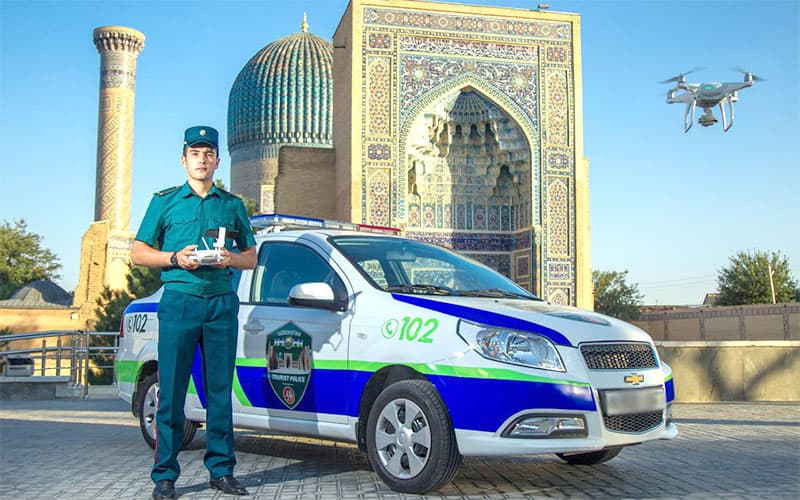 Samarqand IIB respublikada ilk bor dronlardan foydalanishni yo‘lga qo‘ymoqda