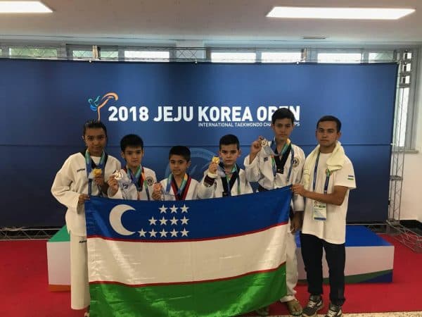 Таэквондисты Узбекистана завоевали 22 медали турнира «Korea Open»