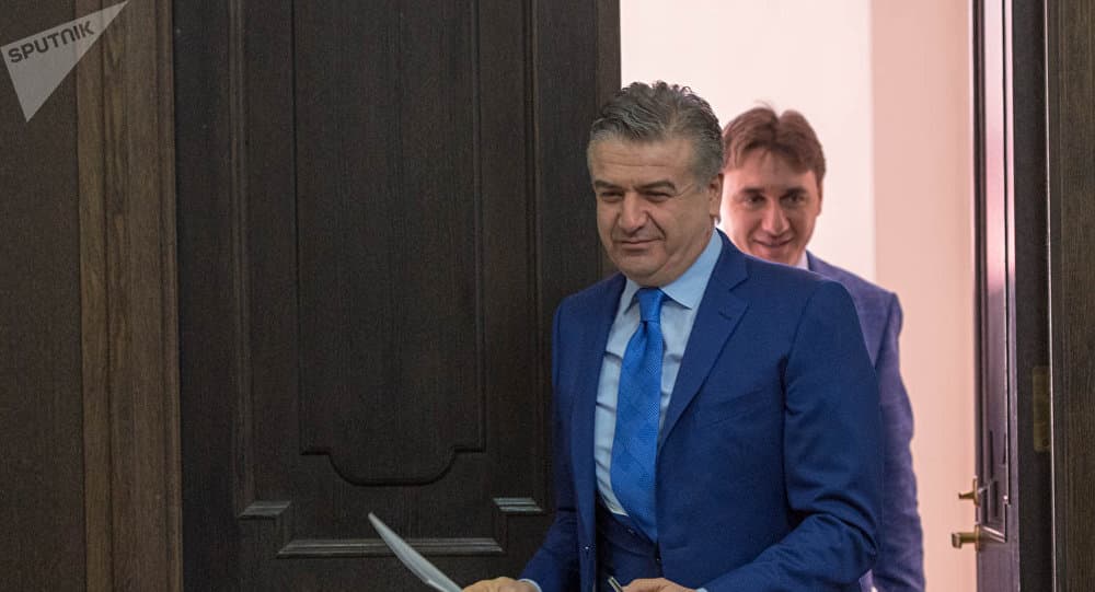 Karen Karapetyan Armanistonning bosh vaziri birinchi o‘rinbosari etib tayinlandi    