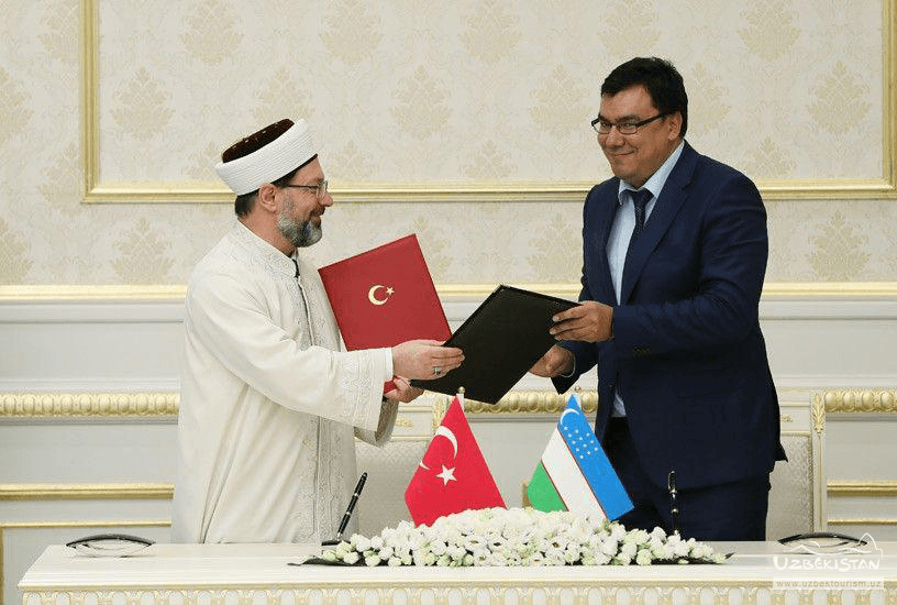 O‘zbekiston va Turkiya o‘rtasida ziyorat turizmini rivojlantirishga doir memorandum imzolandi