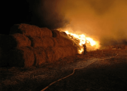 Toshkent viloyatida qiymati 72 mln so‘mlik somon o‘ramlarini yoqib yuborishdi